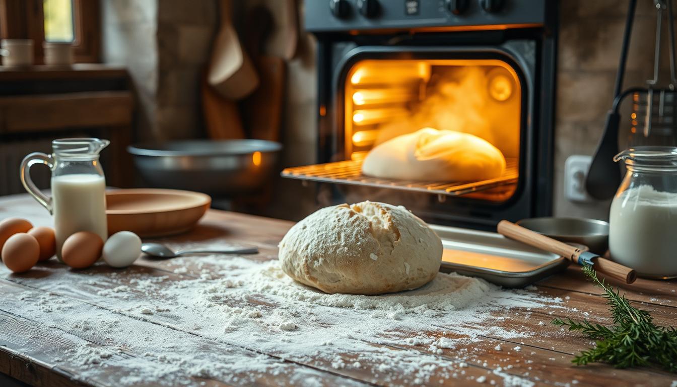 W jakiej temperaturze piec chleb?