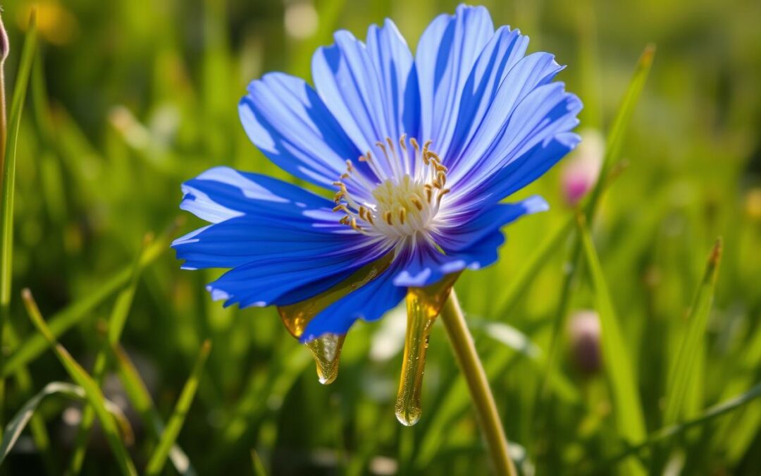 Miód chabrowy – Niebieski kwiat, który tworzy złoty nektar
