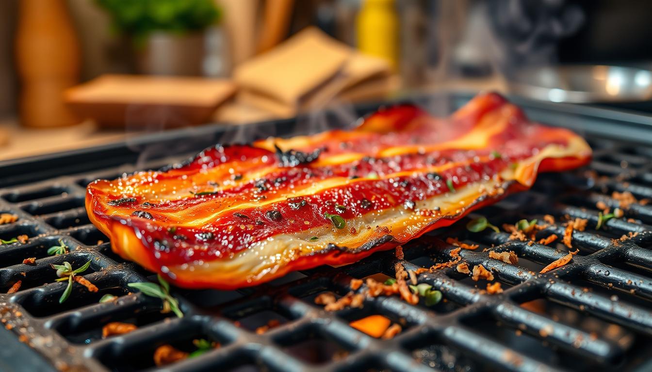 W jakiej temperaturze piec boczek?