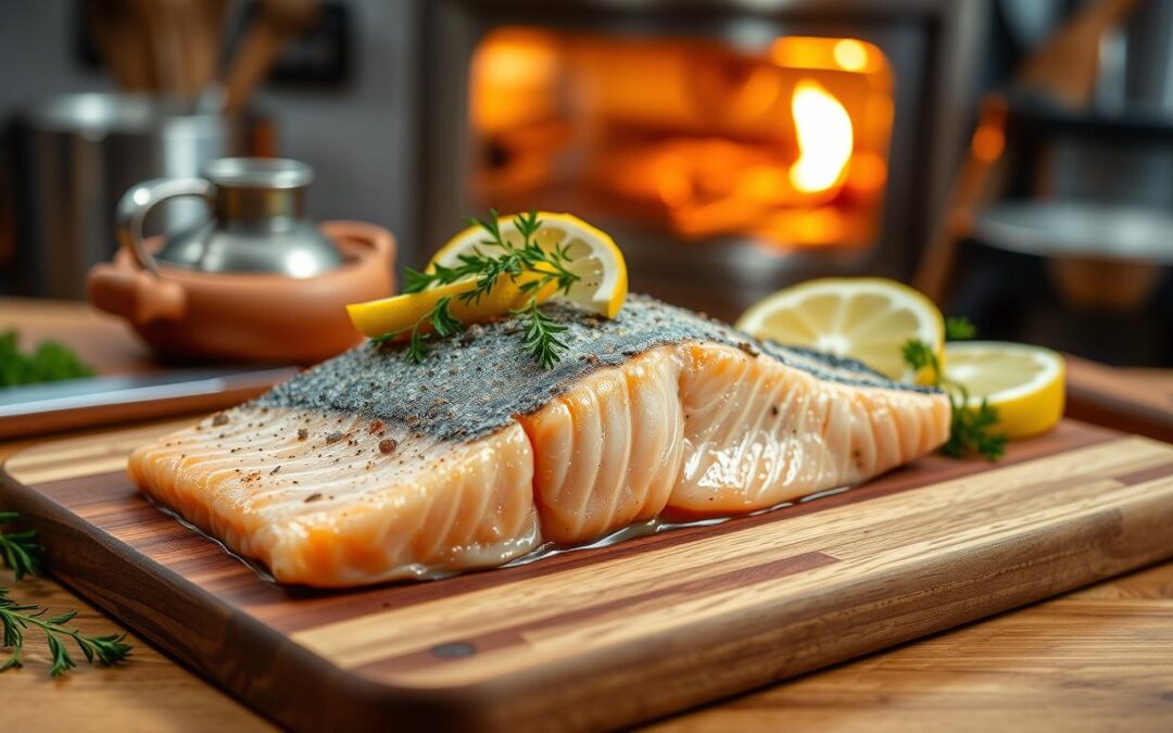 W jakiej temperaturze piec łososia?