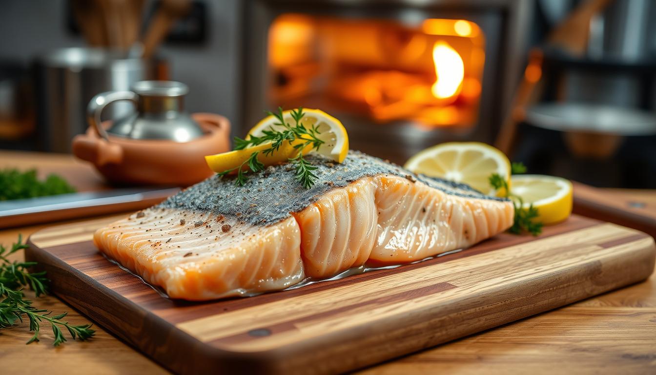 W jakiej temperaturze piec łososia?