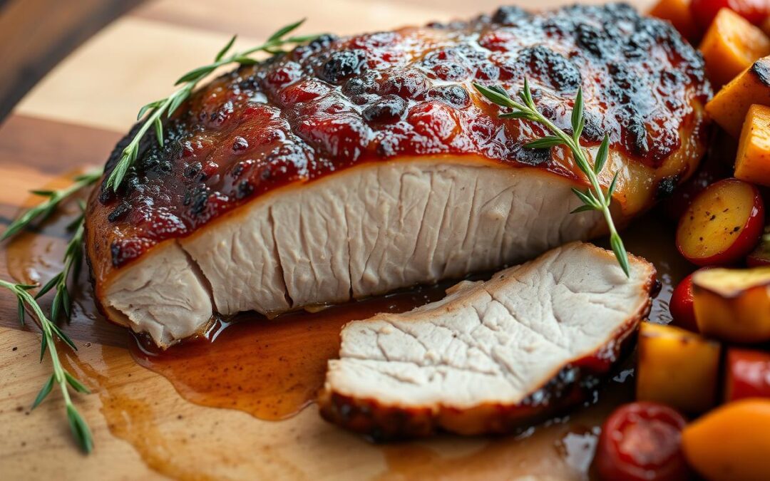 W jakiej temperaturze piec schab, by był soczysty?