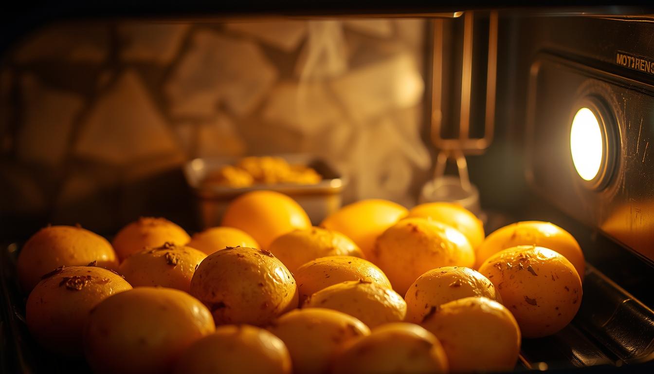 W jakiej temperaturze piec ziemniaki?