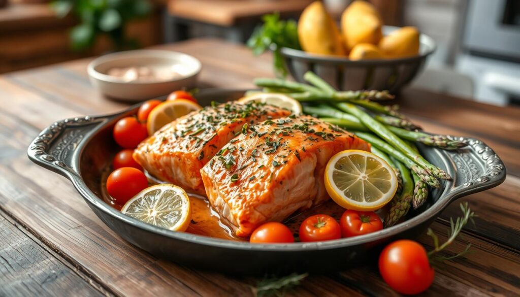 przepis na łososia