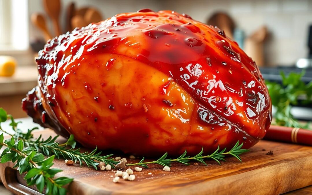 W jakiej temperaturze piec szynkę?