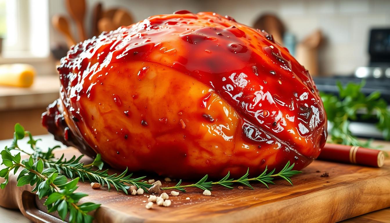 W jakiej temperaturze piec szynkę?