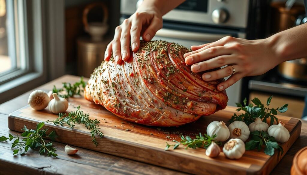 przygotowanie szynki